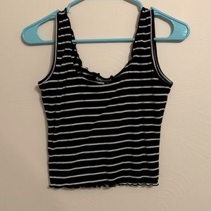 Striped crop top